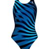 Optic wave maxback női úszódressz - Kék
